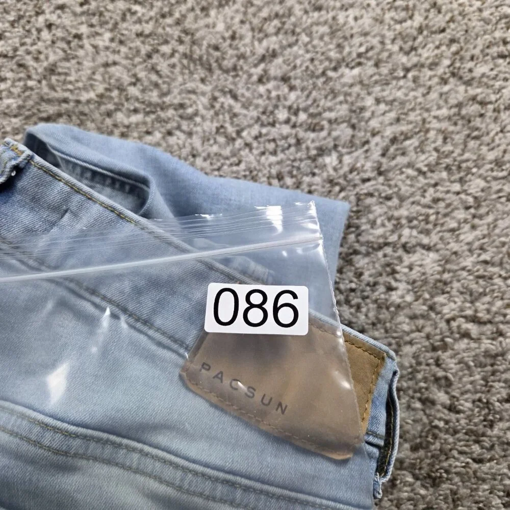 Pacsun Jeans Mens 32x31 Tag 32x32 Slim Light Wash Denim Read*